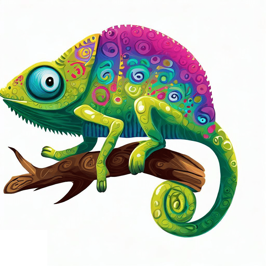 Chameleon HD Clipart
