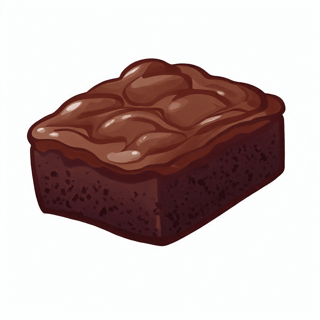 Chocolate Brownie Clipart Png Download
