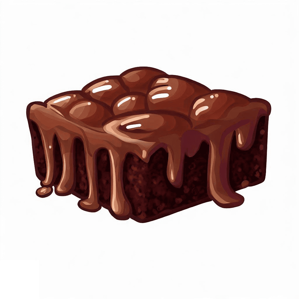 Chocolate Brownie Clipart Png
