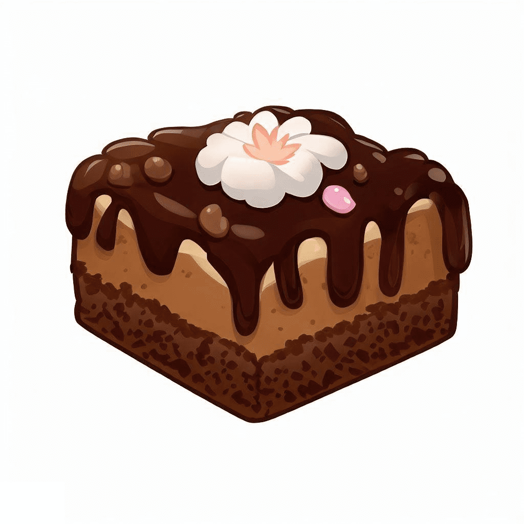 Chocolate Brownie Clipart