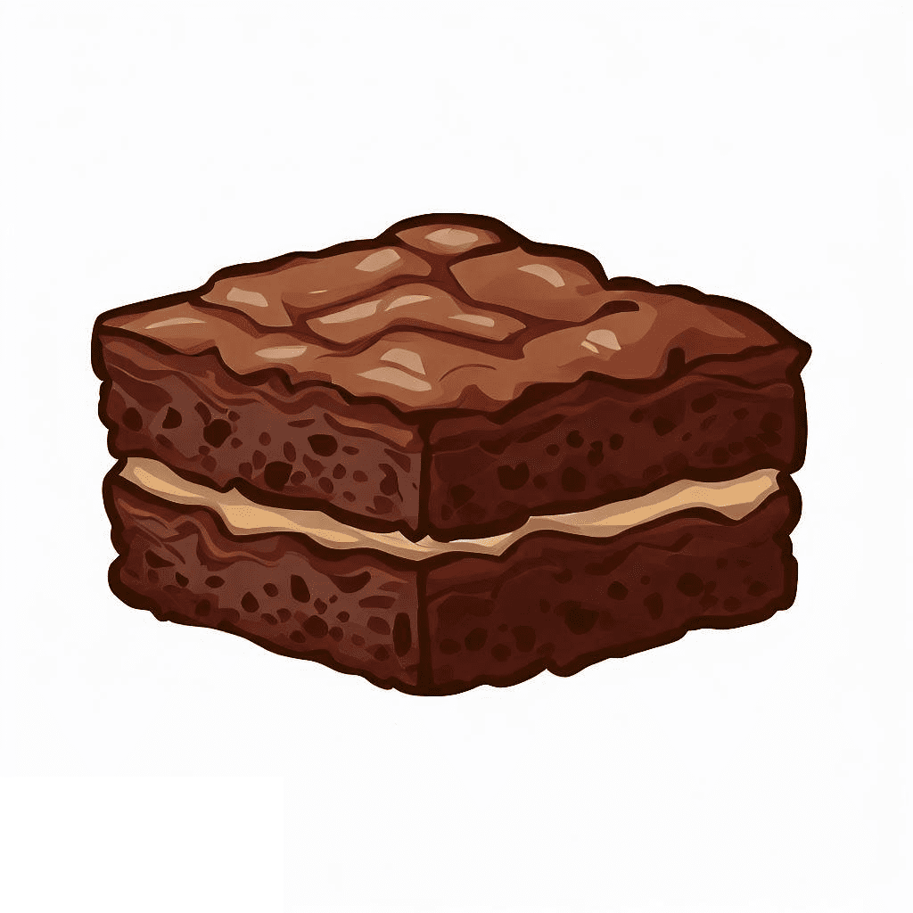 Chocolate Brownie Png Clipart
