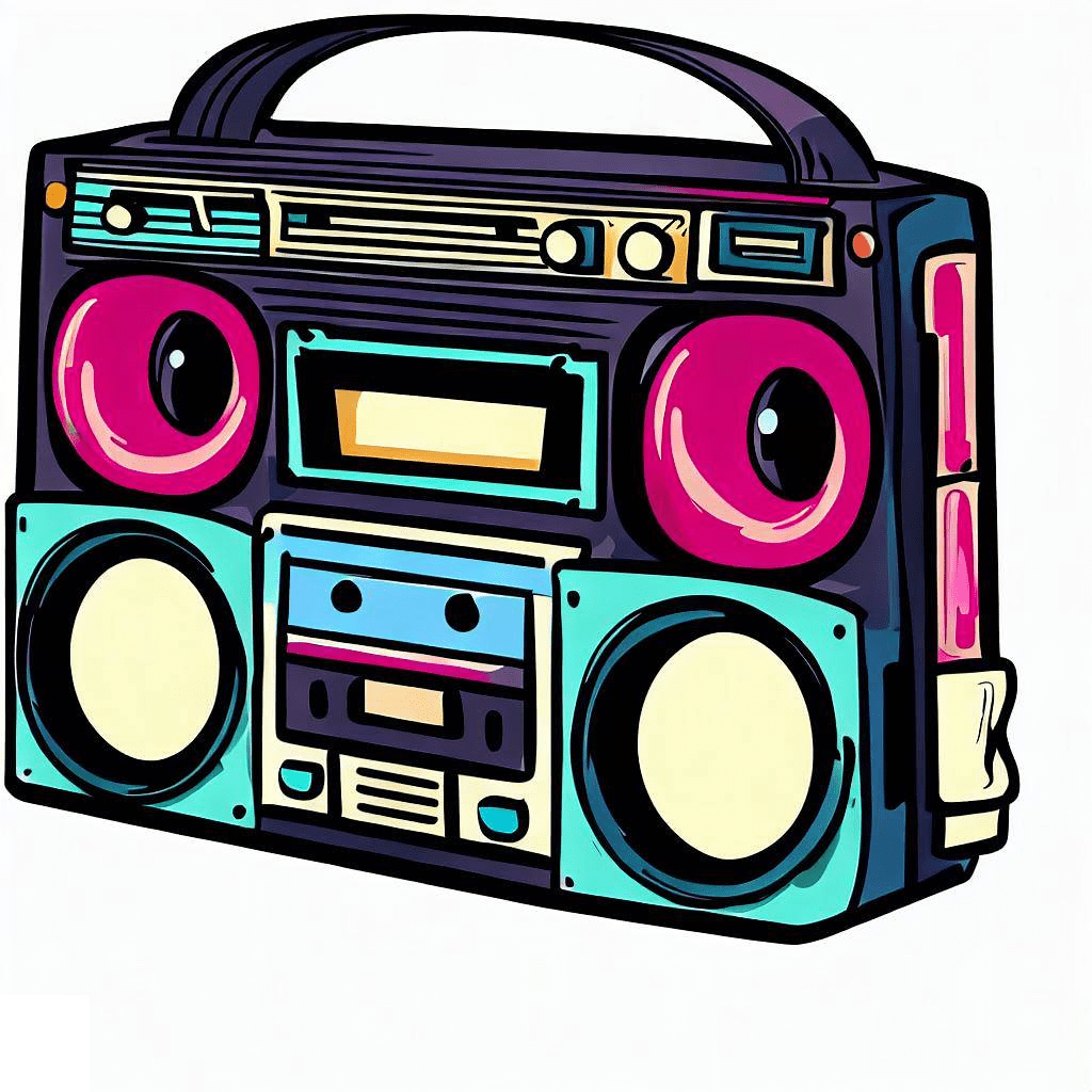 Clipart of Boombox