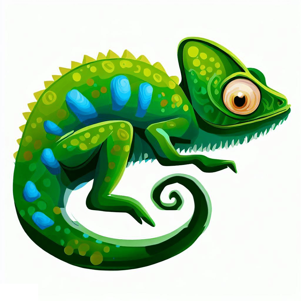 Clipart of Chameleon