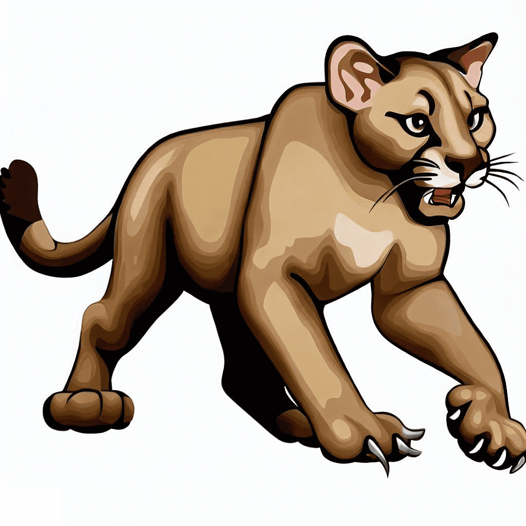 Clipart of Cougar