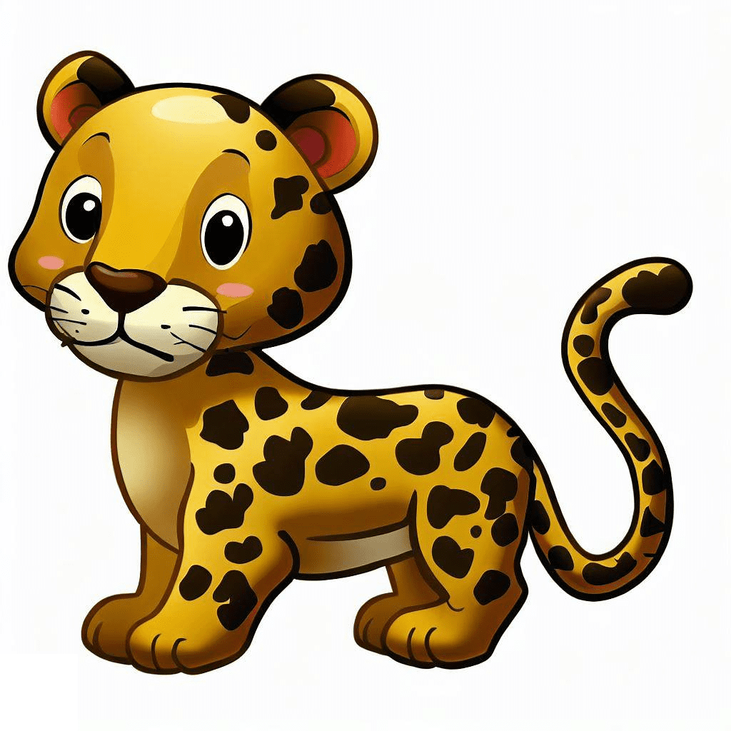 Cute Leopard Clipart