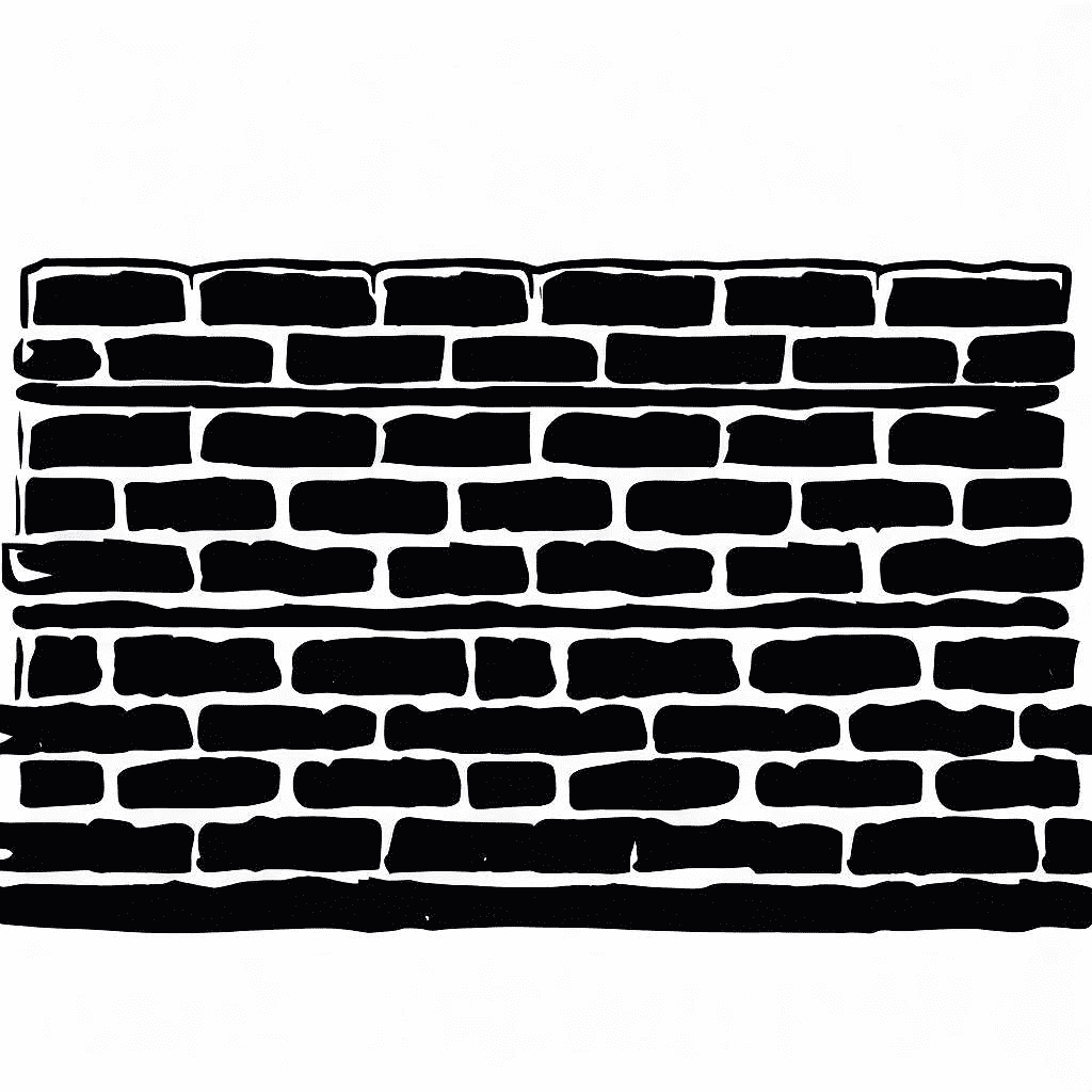 Download Brick Wall Clipart Black and White