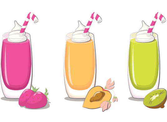 Fruits Smoothie Clipart
