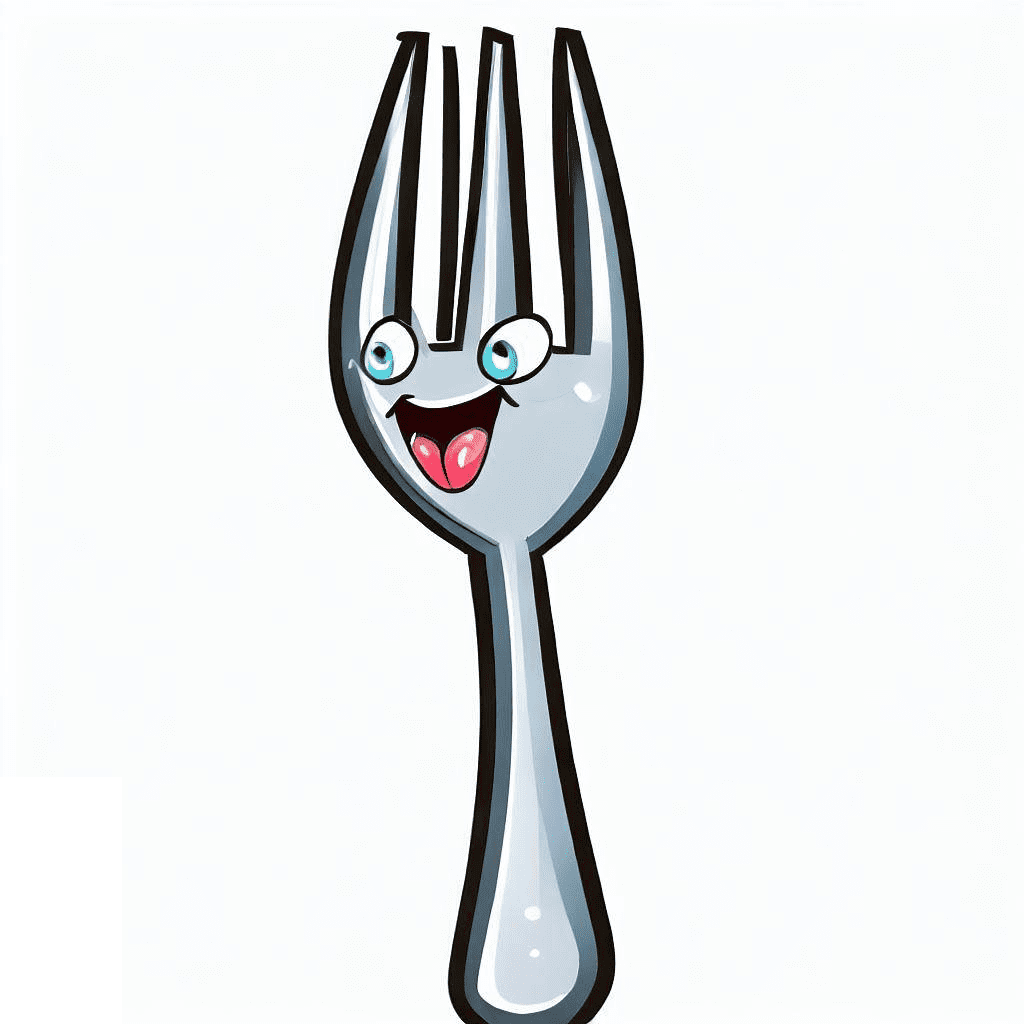 Funny Fork Clipart