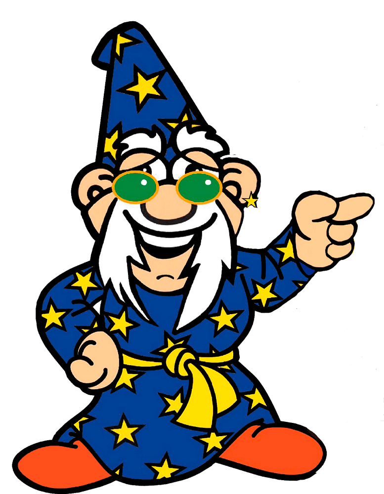 Funny Wizard Clipart