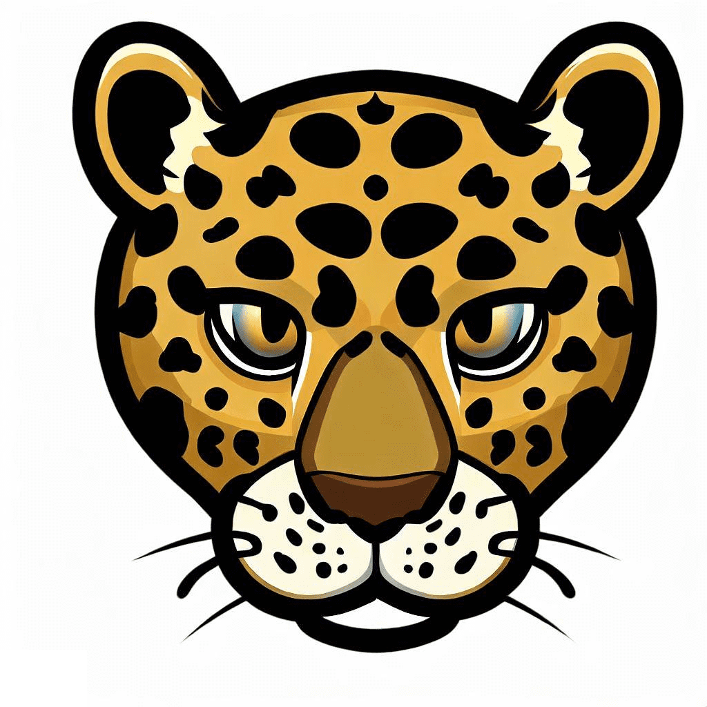 Leopard Face Clipart