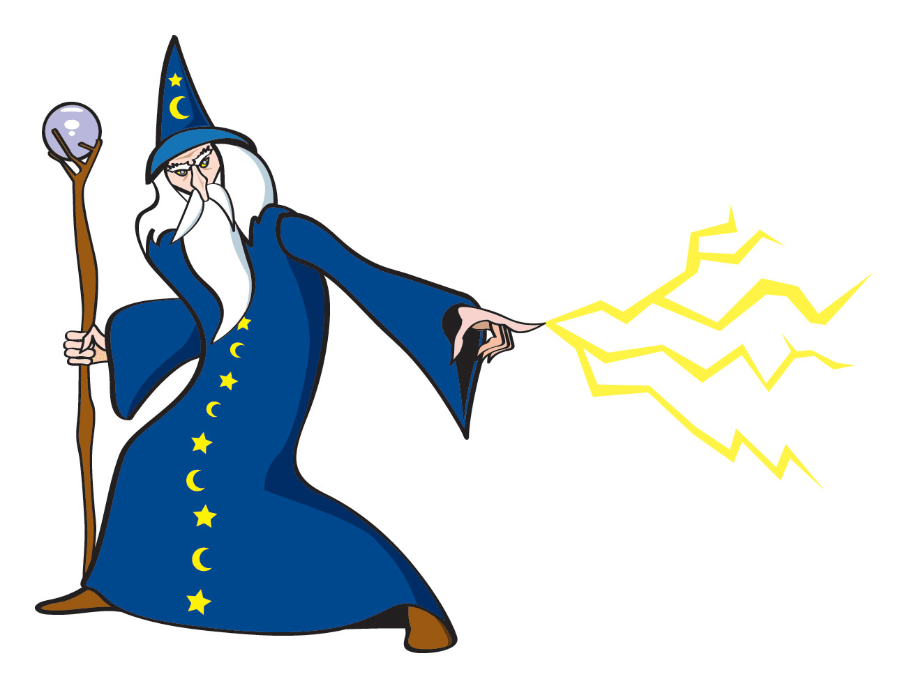 Magical Wizard Clipart
