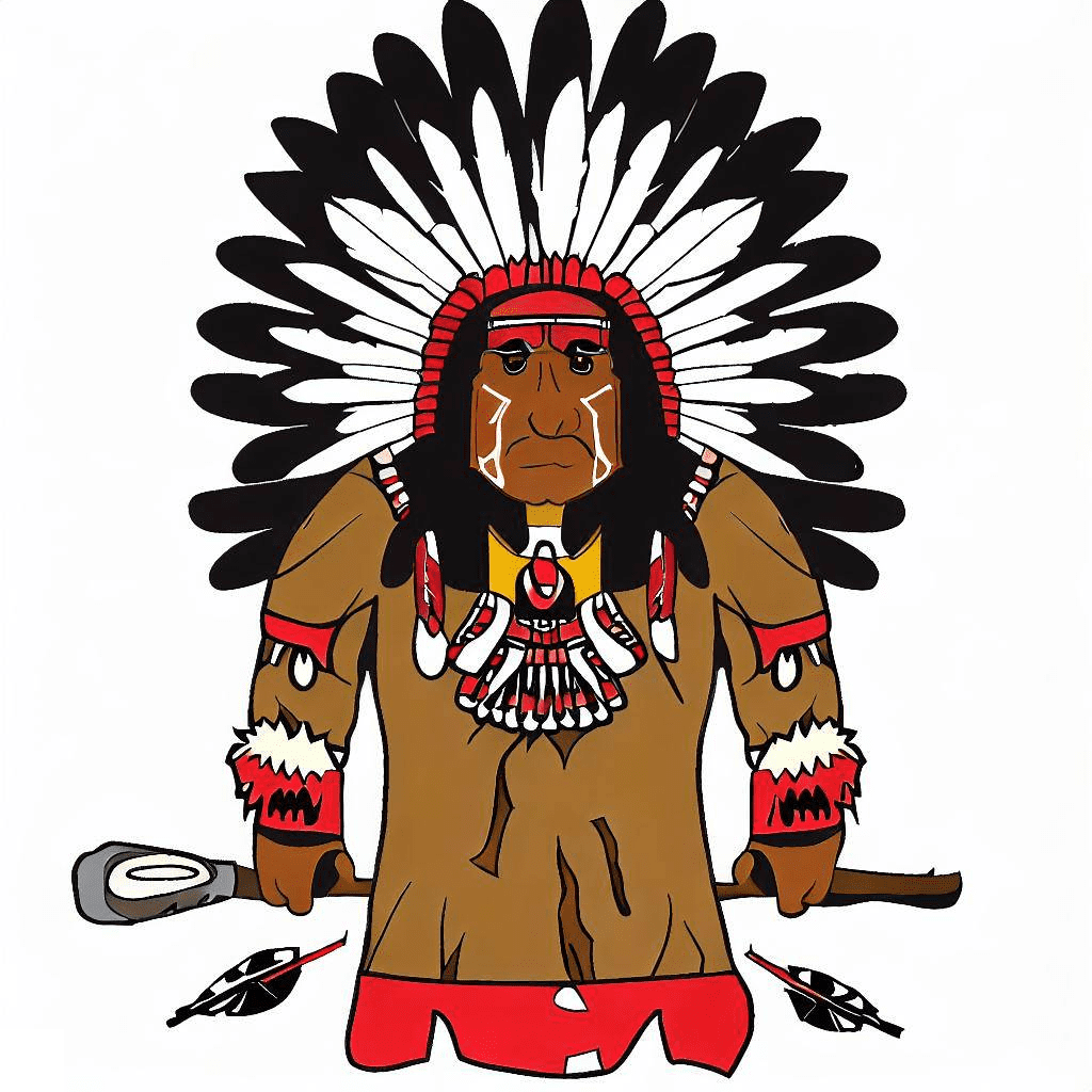 Native American Chief Clip Art