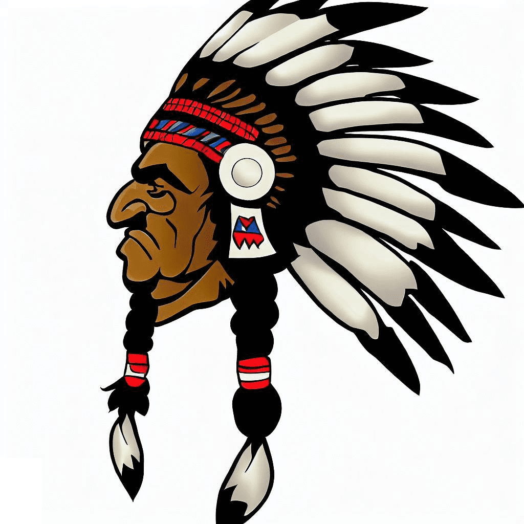 Native American Chief Head Clipart