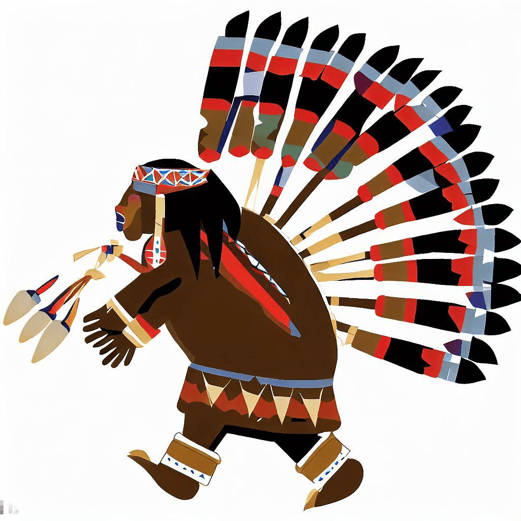 Native American Clip Art Image