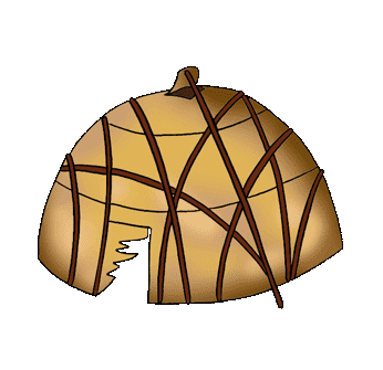 Native American House Clipart