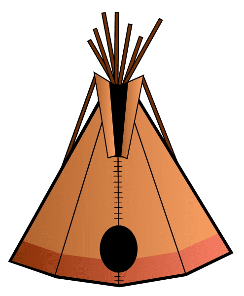 Native American Tipi Clipart