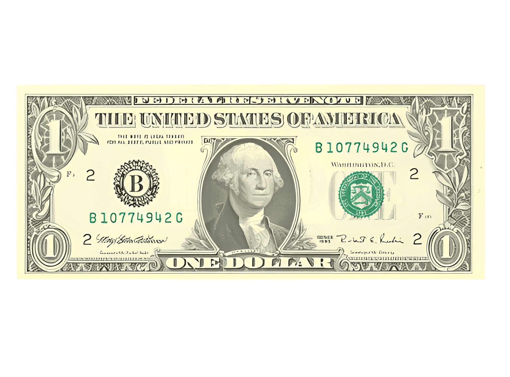 One Dollar Bill Clipart Free