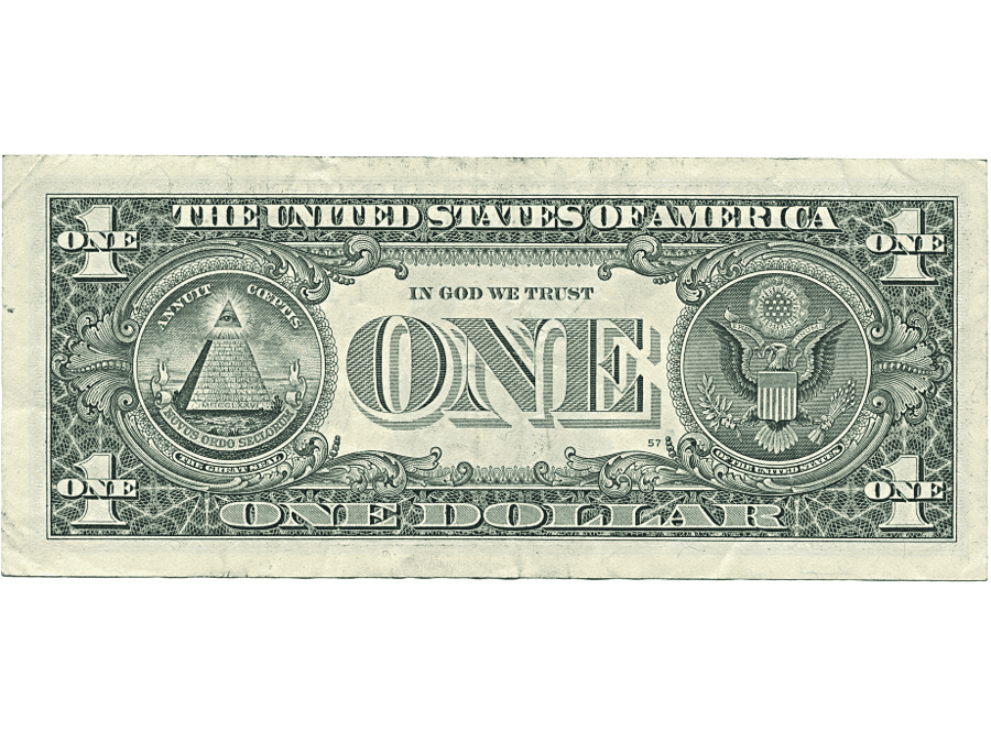 One Dollar Bill Clipart Images
