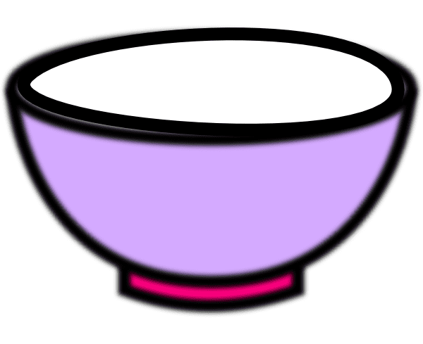 Pink Bowl Clipart