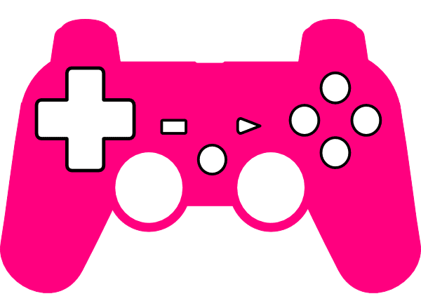 Pink Game Controller Clipart