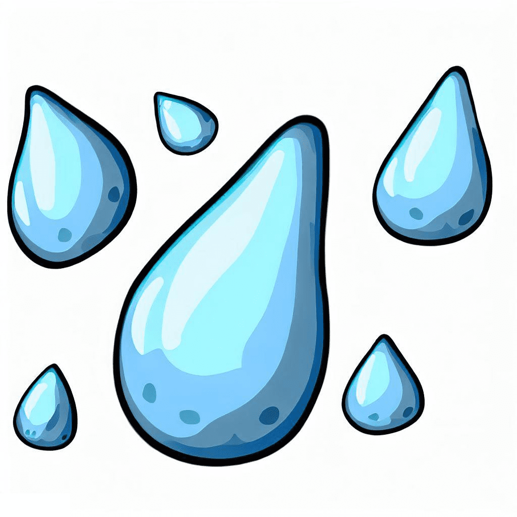 Raindrops Clipart Png Picture
