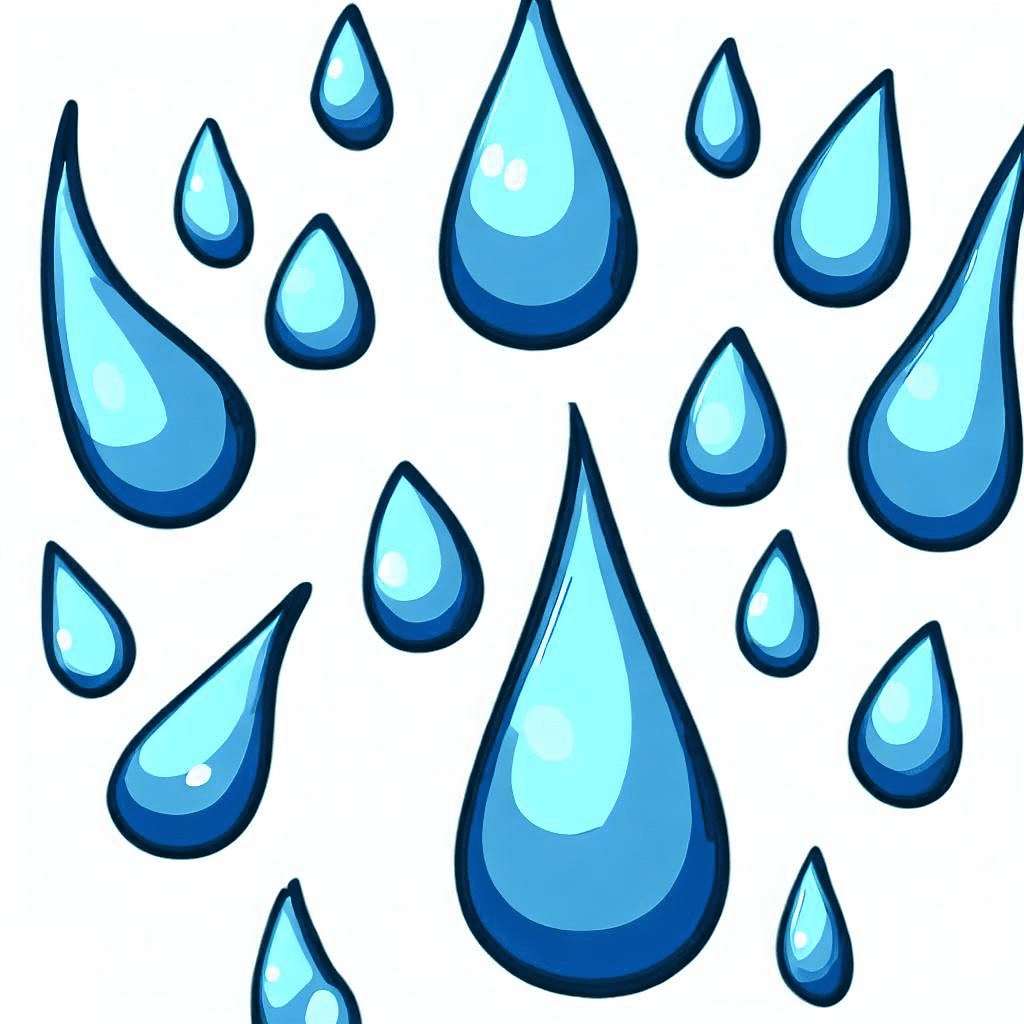 Raindrops Clipart Png Pictures