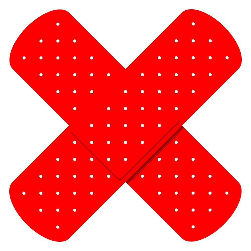 Red Band Aid Clipart