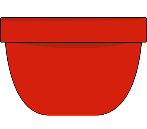 Red Bowl Clipart