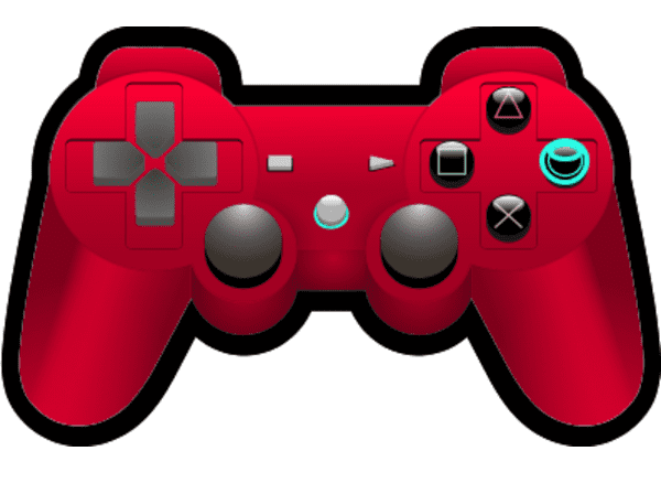 Red Game Controller Clipart