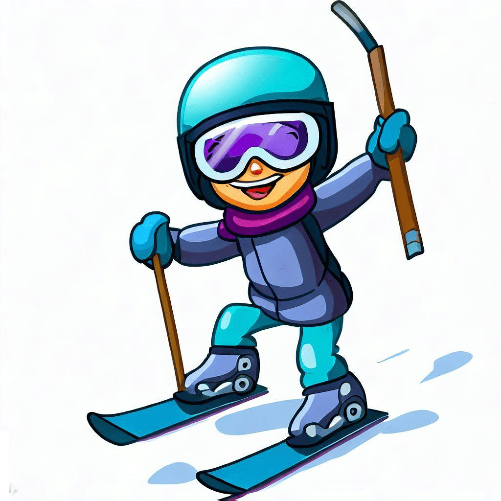 Skier Clipart Free