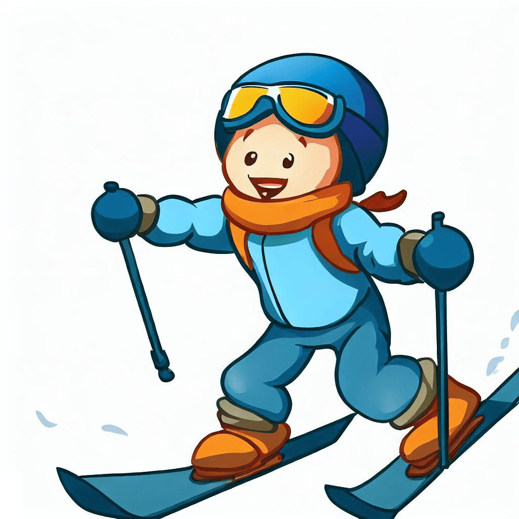 Skiing Clipart Free Png Image