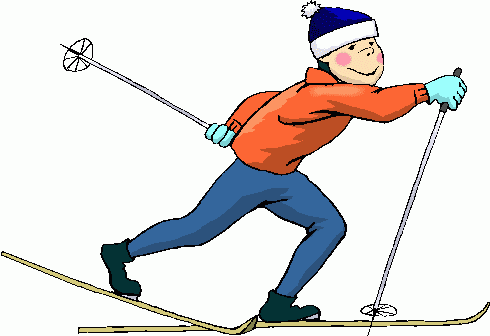 Skiing Clipart Image