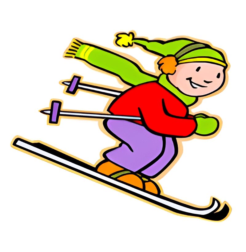 Skiing Clipart Png Download