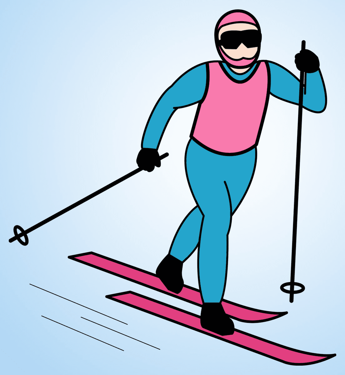 Skiing Clipart Png Free