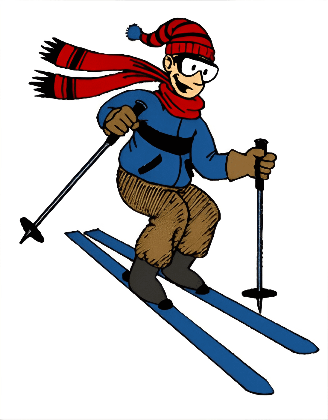 Skiing Clipart Png Image