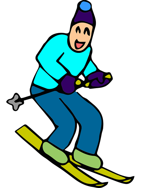 Skiing Clipart Transparent Background