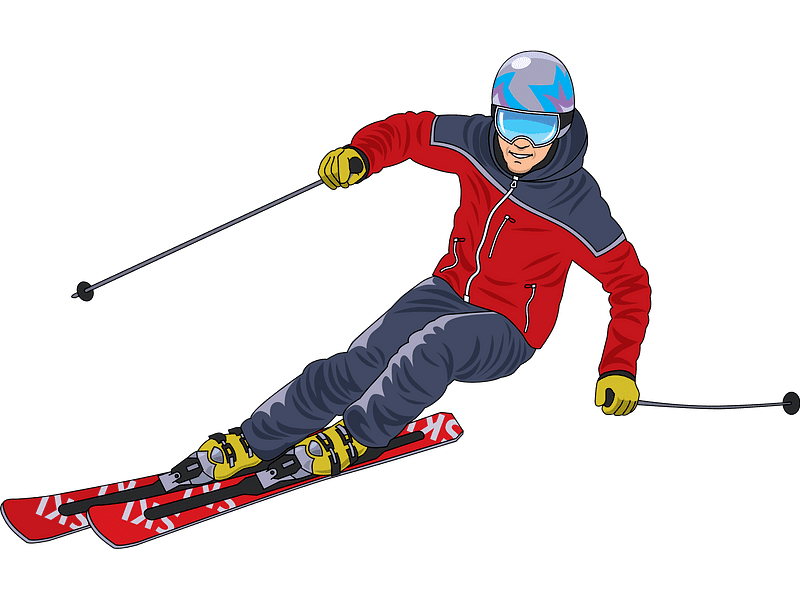 Skiing Clipart Transparent Free