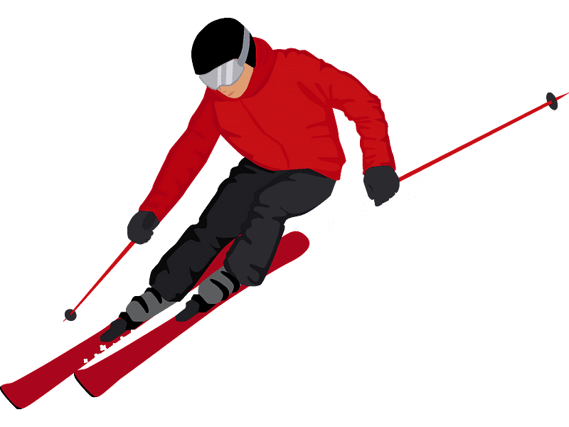 Skiing Clipart Transparent