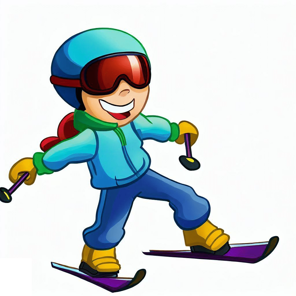 Skiing Free Clipart