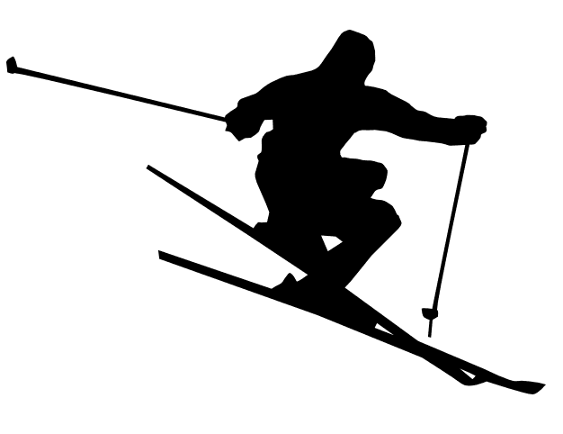 Skiing Silhouette Images