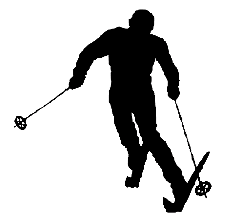 Skiing Silhouette Png Image