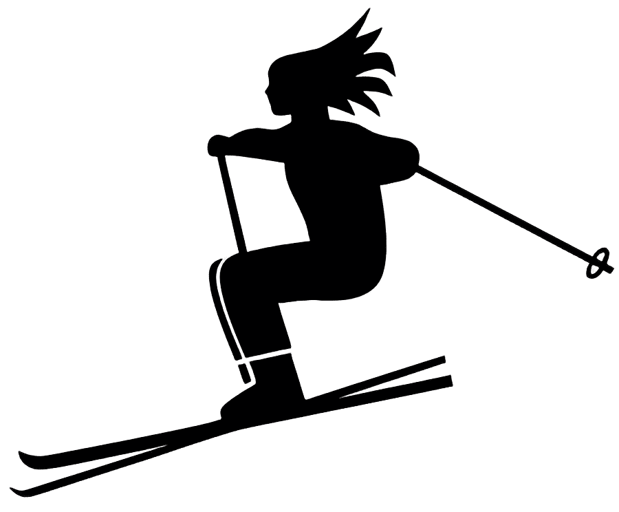 Skiing Silhouette Png Images