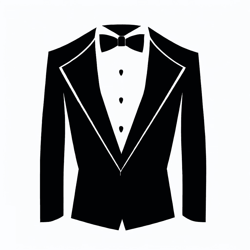 Tuxedo Black and White Clipart