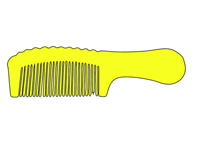 Yellow Comb Clipart