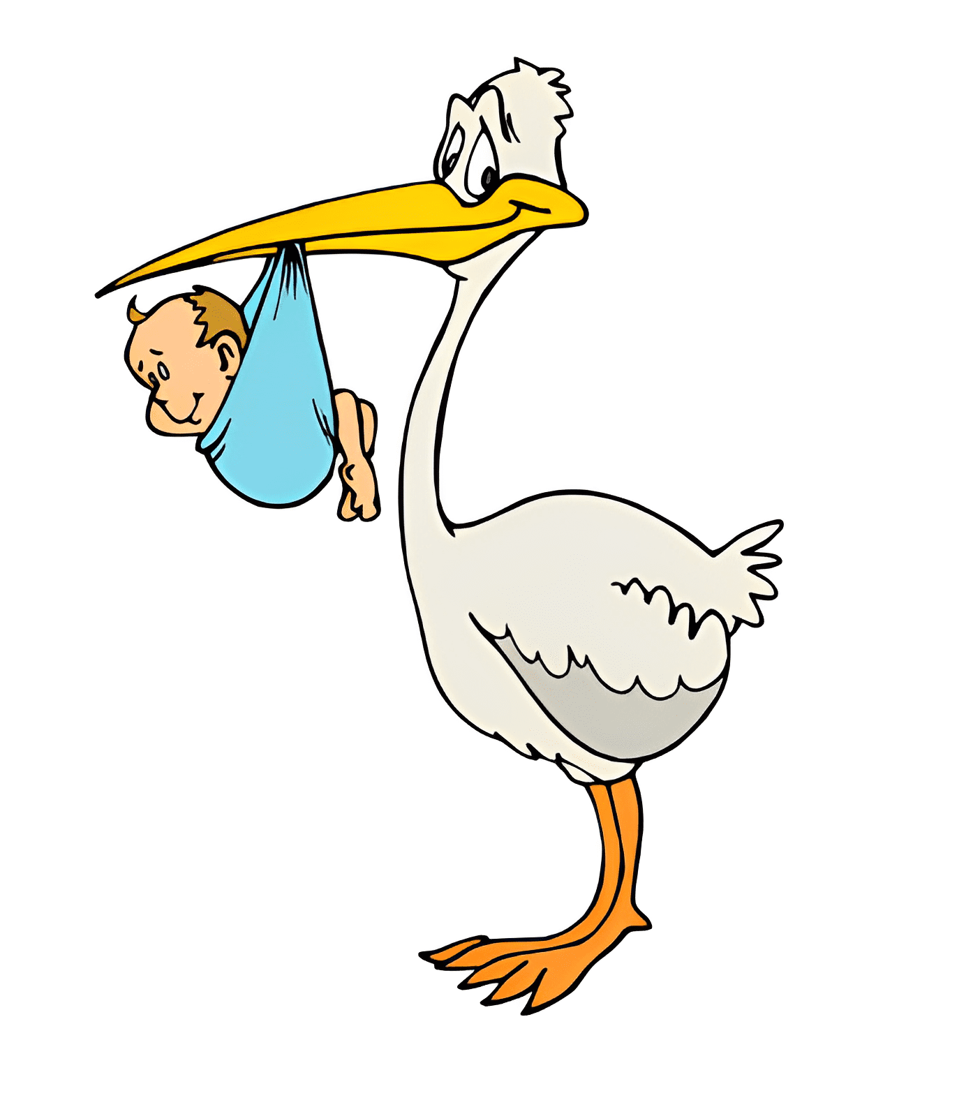 Baby Stork Clipart Free