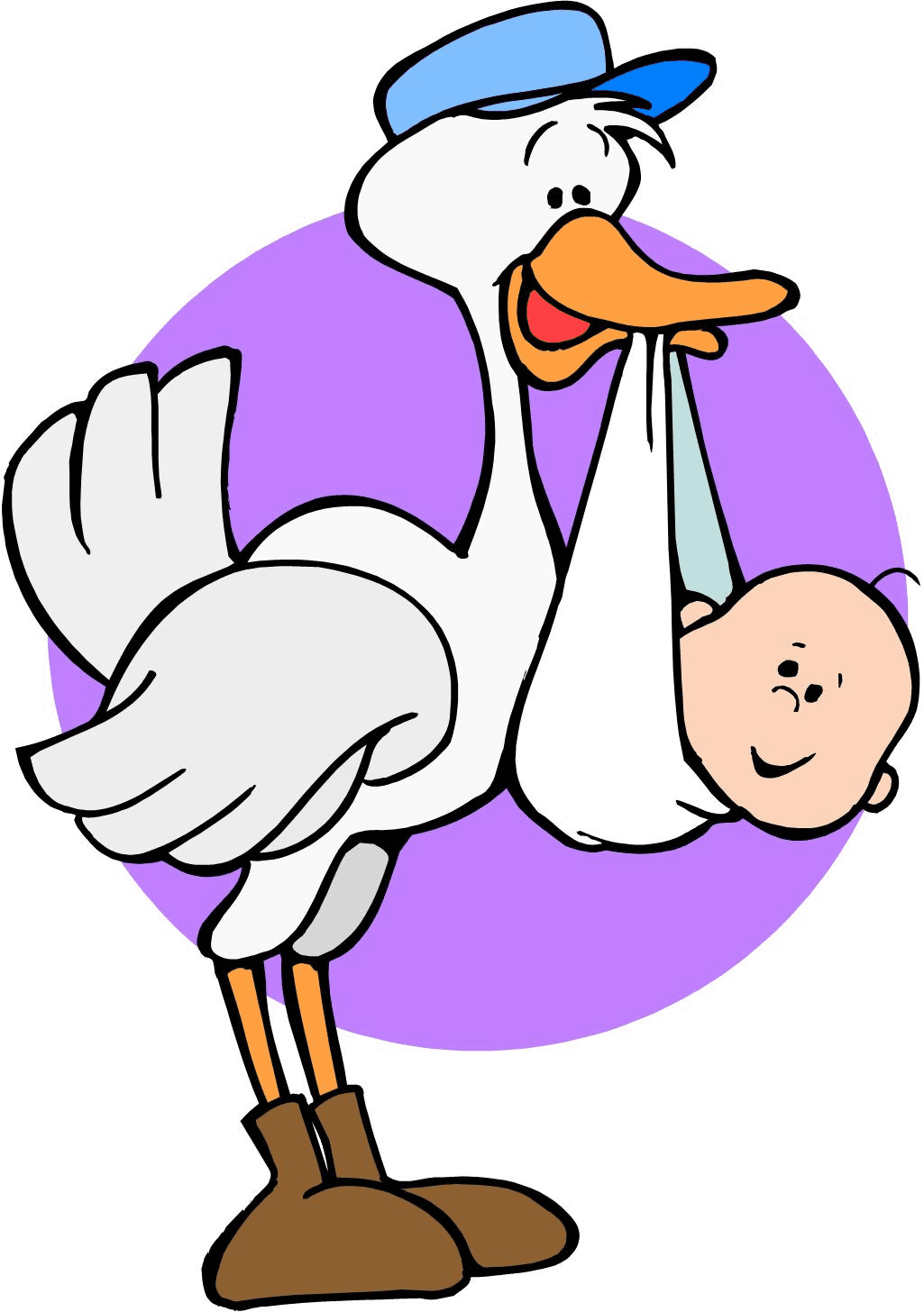 Baby Stork Clipart Pictures