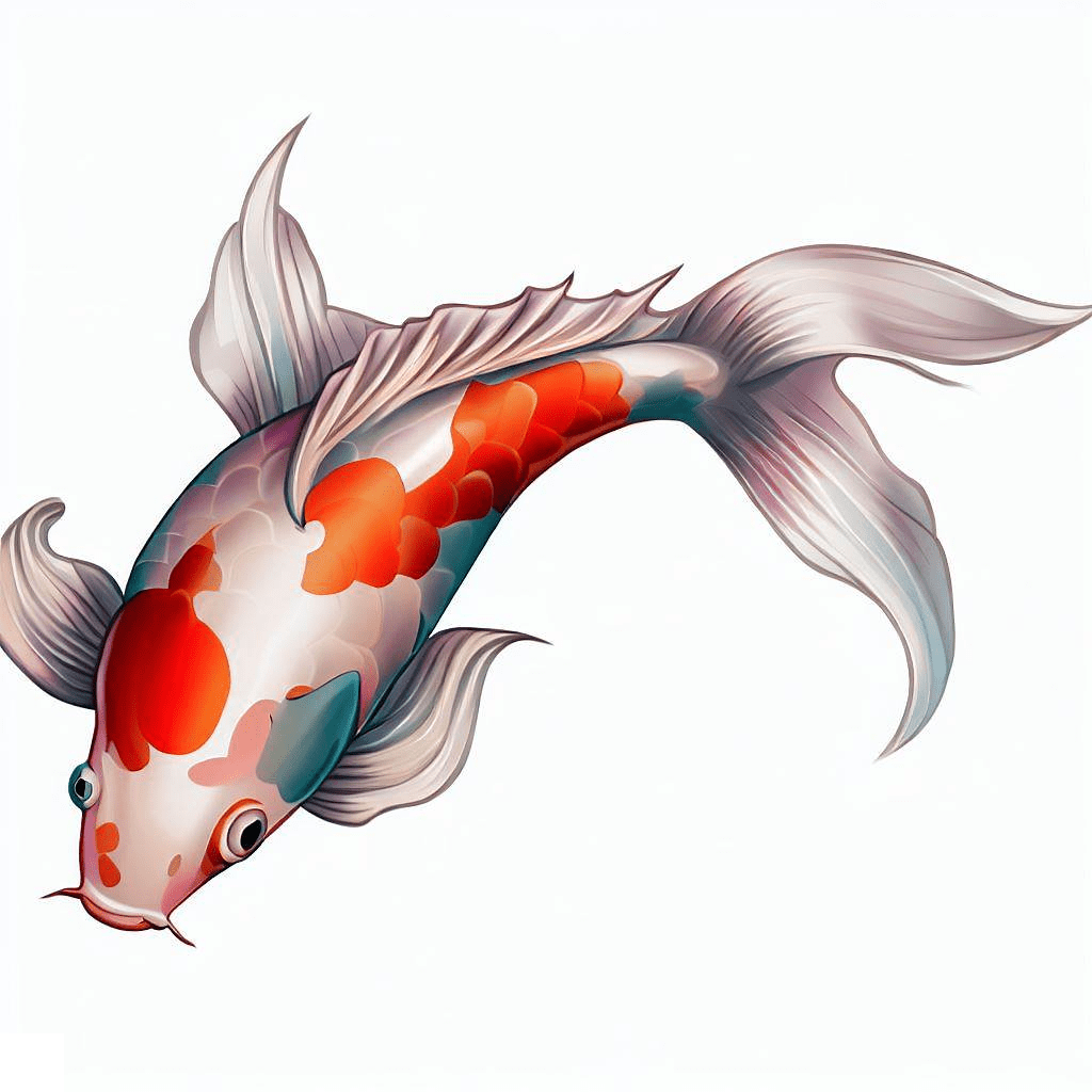 Beautiful Koi Fish Clipart