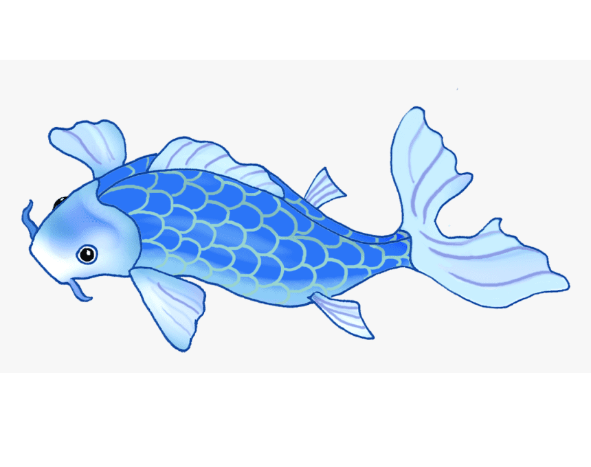 Blue Koi Fish Clip Art