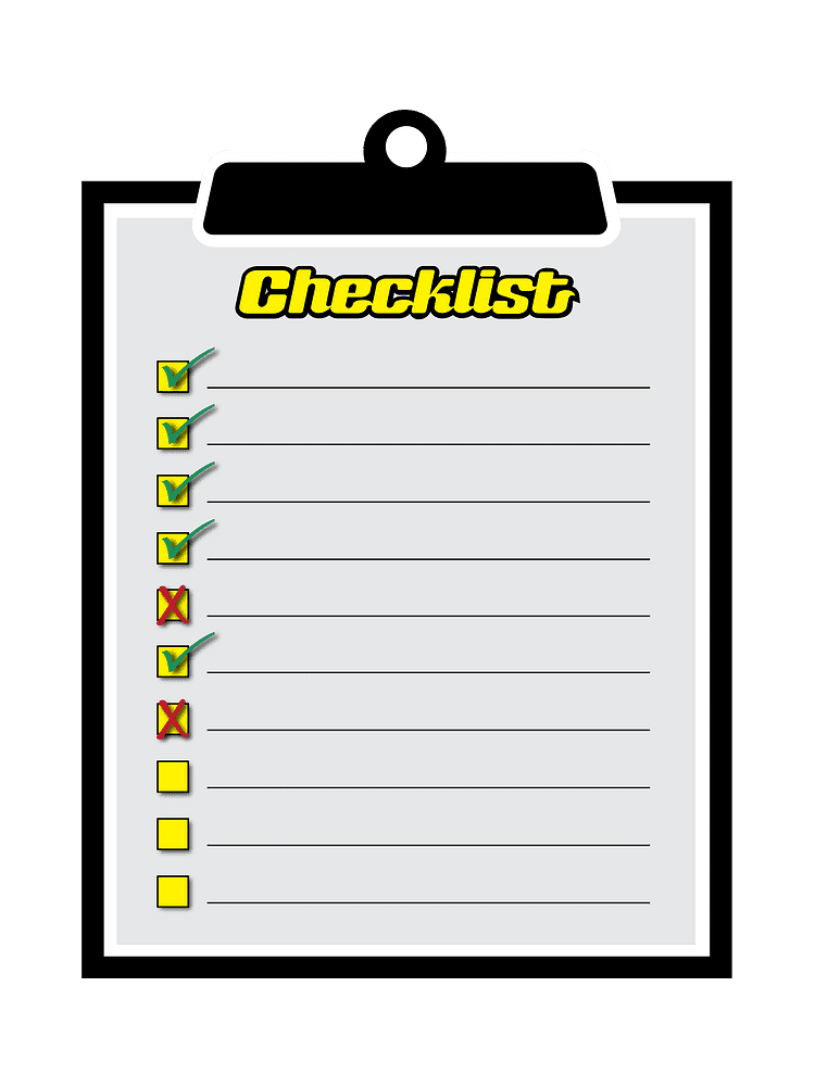 Checklist Clipart Transparent Download