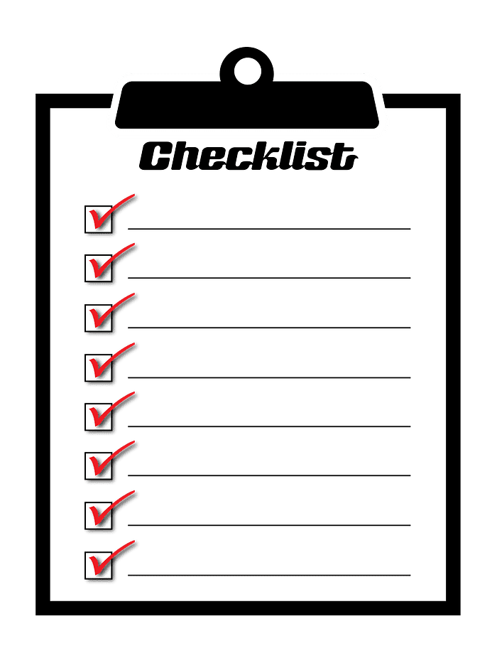 Checklist Clipart Transparent Free